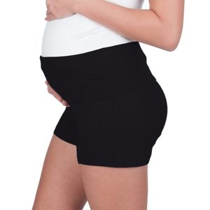 HUGE STORE CLOSING SALE!! Maternity Cotton Shorts with Fold over belly band NEW!